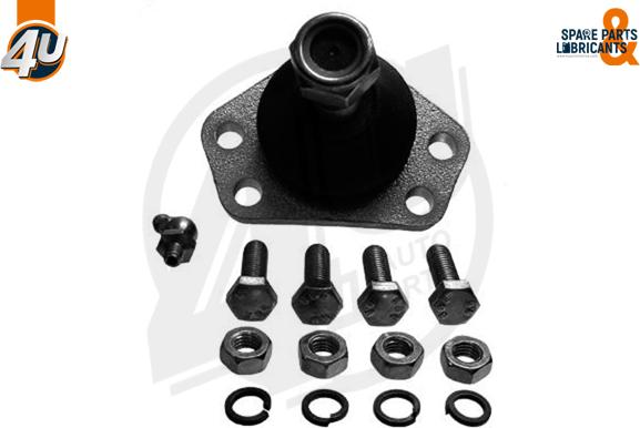 4U Autoparts B30511 - Шарова опора, несучий / направляючий шарнір avtolavka.club