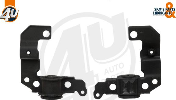 4U Autoparts P66612 - Сайлентблок, важеля підвіски колеса avtolavka.club