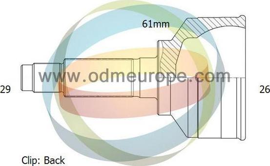 4X4 ESTANFI EST-12-060103 - Шарнірний комплект, ШРУС, приводний вал avtolavka.club