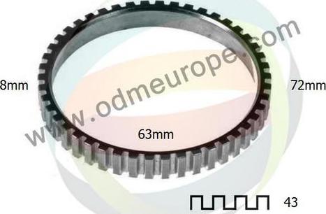 4X4 ESTANFI EST-26-230006 - Зубчастий диск імпульсного датчика, протівобл. устр. avtolavka.club