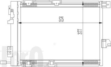 ABAKUS 037-016-0008 - Конденсатор, кондиціонер avtolavka.club