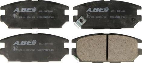 ABE C25007ABE - Гальмівні колодки, дискові гальма avtolavka.club