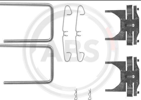 A.B.S. 0928Q - Комплектуючі, колодки дискового гальма avtolavka.club