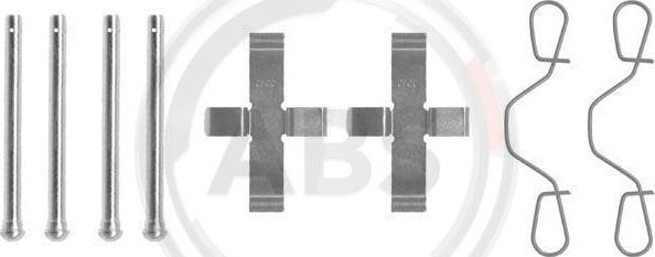 A.B.S. 0923Q - Комплектуючі, колодки дискового гальма avtolavka.club