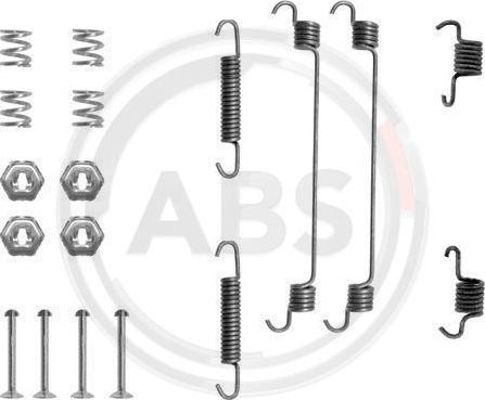 A.B.S. 0657Q - Комплектуючі, барабанний гальмівний механізм avtolavka.club