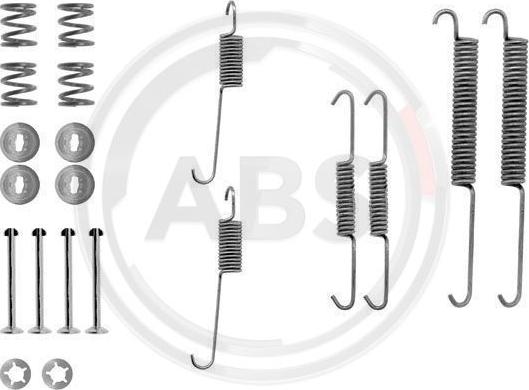 A.B.S. 0754Q - Комплектуючі, барабанний гальмівний механізм avtolavka.club