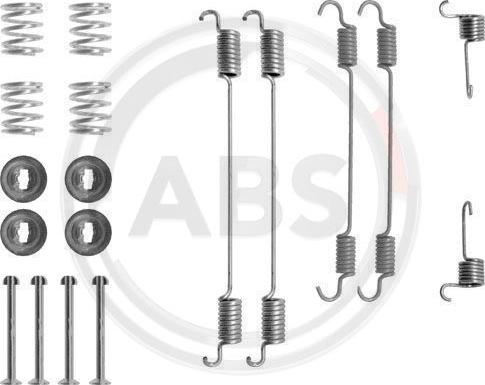 A.B.S. 0750Q - Комплектуючі, барабанний гальмівний механізм avtolavka.club