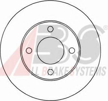A.B.S. 15764 OE - Гальмівний диск avtolavka.club