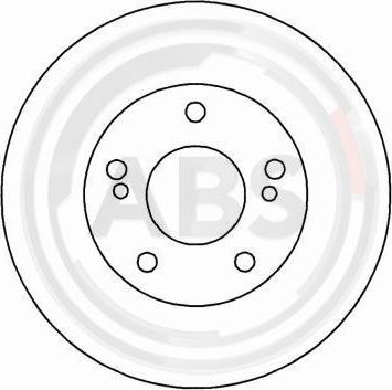 A.B.S. 16040 - Гальмівний диск avtolavka.club