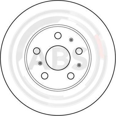 A.B.S. 16021 - Гальмівний диск avtolavka.club