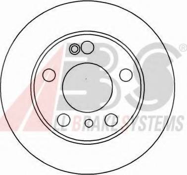 A.B.S. 16188 OE - Гальмівний диск avtolavka.club
