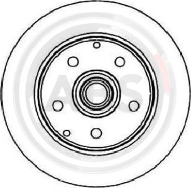 A.B.S. 16810 - Гальмівний диск avtolavka.club