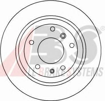 A.B.S. 16336 OE - Гальмівний диск avtolavka.club