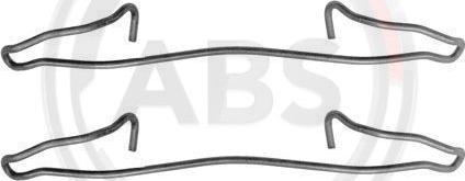 A.B.S. 1057Q - Комплектуючі, колодки дискового гальма avtolavka.club