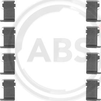 A.B.S. 1162Q - Комплектуючі, колодки дискового гальма avtolavka.club