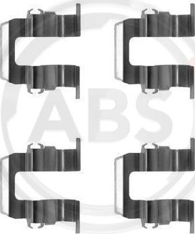 A.B.S. 1259Q - Комплектуючі, колодки дискового гальма avtolavka.club