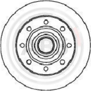 A.B.S. 17248 - Гальмівний диск avtolavka.club