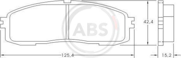 A.B.S. 36626 - Гальмівні колодки, дискові гальма avtolavka.club