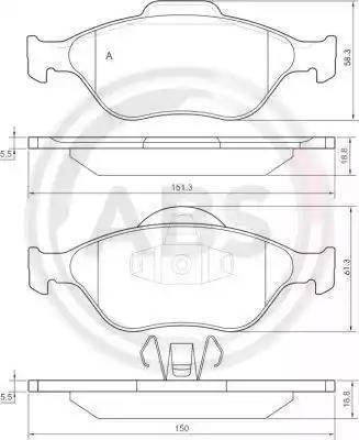 Parts-Mall PK2-010 - Гальмівні колодки, дискові гальма avtolavka.club