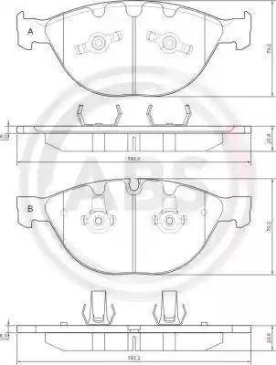 A.B.S. 37370 - Гальмівні колодки, дискові гальма avtolavka.club