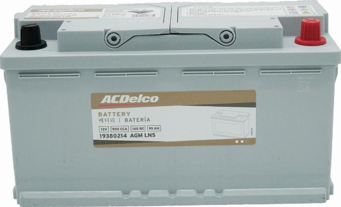 ACDelco 19380214 - Стартерна акумуляторна батарея, АКБ avtolavka.club