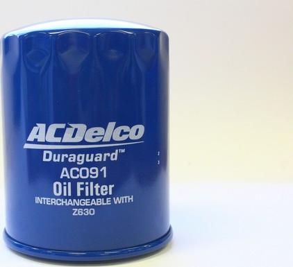 ACDelco AC091 - Масляний фільтр avtolavka.club