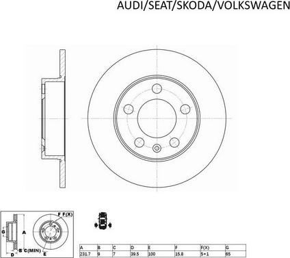 ACDelco ACDR803 - Гальмівний диск avtolavka.club