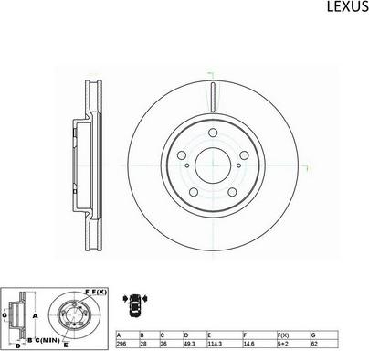 ACDelco ACDR2726 - Гальмівний диск avtolavka.club