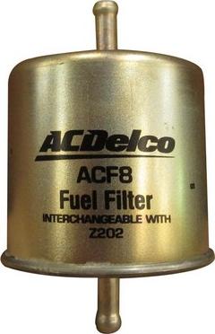 ACDelco ACF8 - Паливний фільтр avtolavka.club