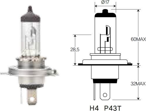 ACDelco ACH4B - Лампа розжарювання, основна фара avtolavka.club