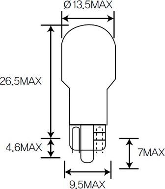 ACDelco ACT15 - Лампа розжарювання, ліхтар покажчика повороту avtolavka.club
