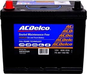 ACDelco S80D26R - Стартерна акумуляторна батарея, АКБ avtolavka.club
