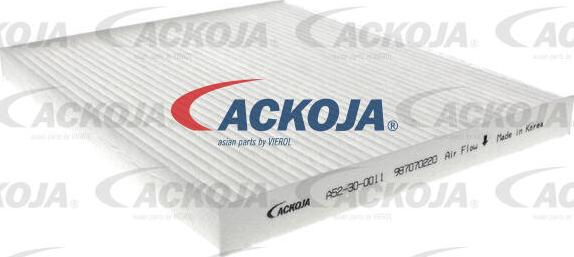 ACKOJA A52-30-0011 - Фільтр, повітря у внутрішній простір avtolavka.club