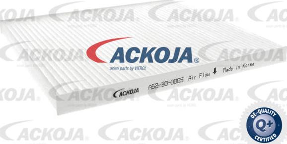 ACKOJAP A52-30-0005 - Фільтр, повітря у внутрішній простір avtolavka.club