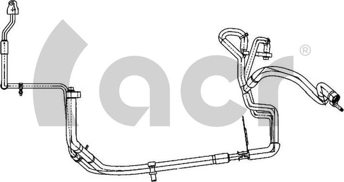 ACR 119555 - Трубопровід високого / низького тиску, кондиціонер avtolavka.club