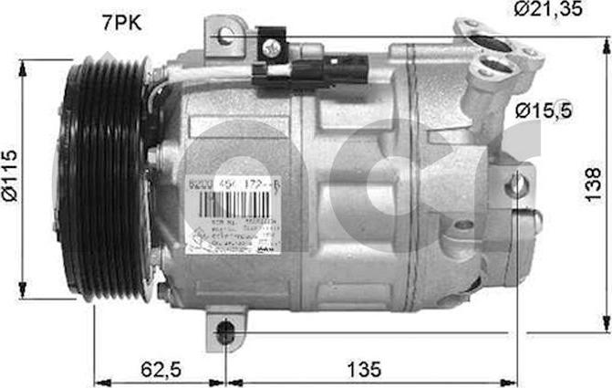 ACR 132914 - Компресор, кондиціонер avtolavka.club