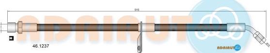 Adriauto 46.1237 - Гальмівний шланг avtolavka.club