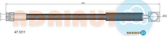 Adriauto 47.1211 - Гальмівний шланг avtolavka.club