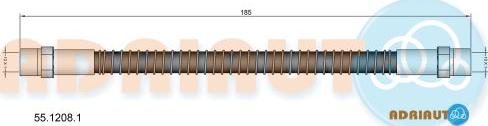 Adriauto 55.1208.1 - Гальмівний шланг avtolavka.club