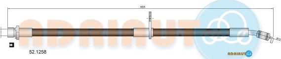 Adriauto 52.1258 - Гальмівний шланг avtolavka.club