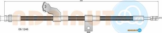 Adriauto 09.1246 - Гальмівний шланг avtolavka.club