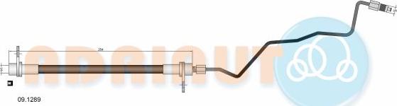 Adriauto 09.1289 - Гальмівний шланг avtolavka.club