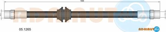 Adriauto 05.1265 - Гальмівний шланг avtolavka.club