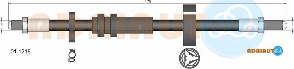 Adriauto 01.1218 - Гальмівний шланг avtolavka.club