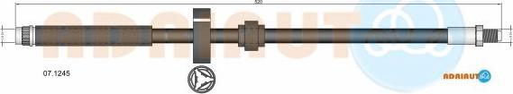 Adriauto 07.1245 - Гальмівний шланг avtolavka.club