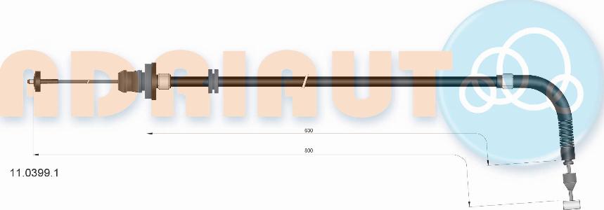 Adriauto 11.0399.1 - Тросик газу avtolavka.club