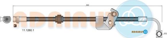 Adriauto 11.1260.1 - Гальмівний шланг avtolavka.club
