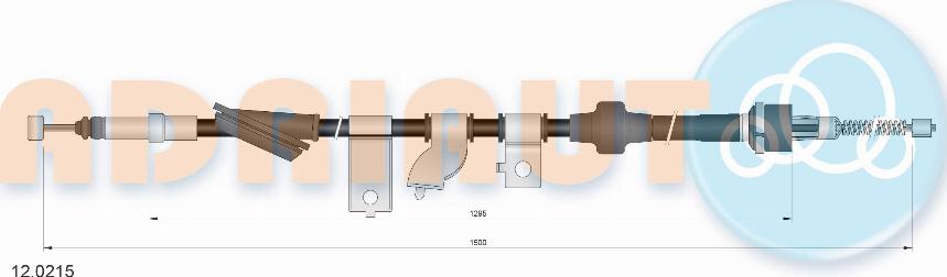 Adriauto 12.0215 - Трос, гальмівна система avtolavka.club