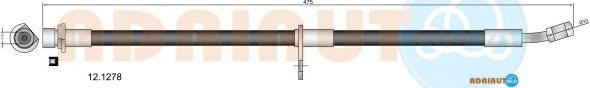 Adriauto 12.1278 - Гальмівний шланг avtolavka.club