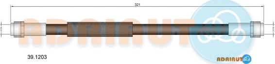 Adriauto 39.1203 - Гальмівний шланг avtolavka.club